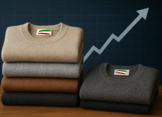 maglioni con grafico borsa in rialzo