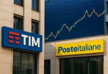 Azioni Telecom Italia: quale impatto da salita al 27,32% di Poste Italiane? insegne Poste Italiane e TIM AI