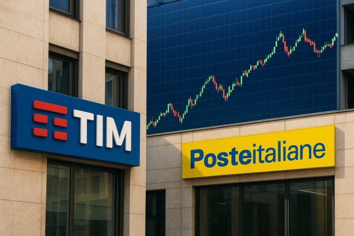 poste e TIM insegne Poste Italiane e TIM AI