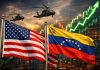 elicotteri e bandiere Usa e Venezuela