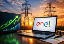 Azioni Enel: previsioni 2026 e valutazioni. Più holder che bullish tralicci energia e grafico di borsa