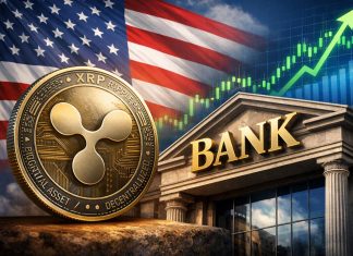 moneta Ripple e palazzo di banca