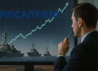 navi militari con logo Fincantieri