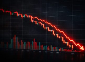 grafico in tendenza sell