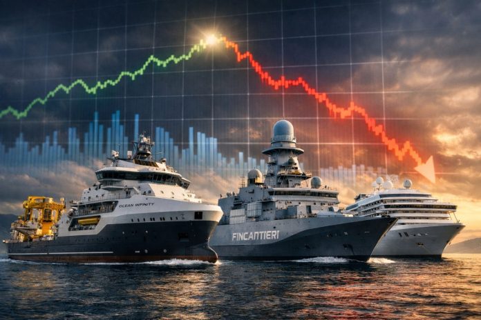 navi e grafico con picco e poi realizzi