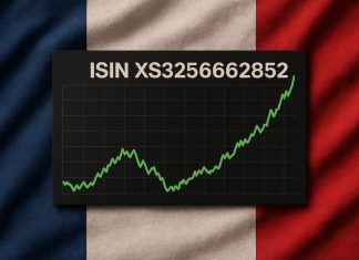 bandiera Francia e grafico