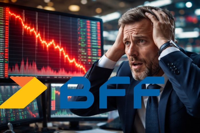 crollo BFF Bank trader disperato e borsa in crollo