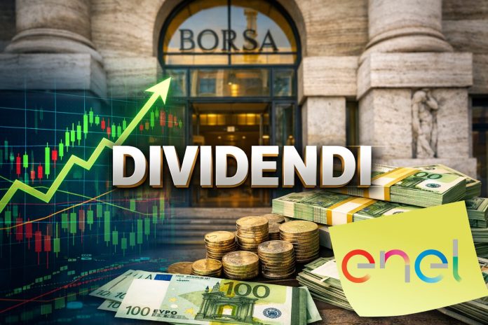 dividendo Enel ingresso Piazza Affari e soldi da dividendi