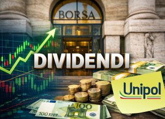 ingresso borsa di Milano e logo Unipol