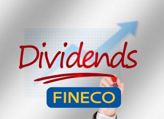 grafico e scritta dividends