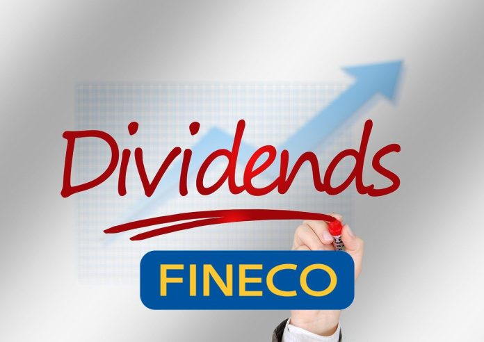 grafico e scritta dividends