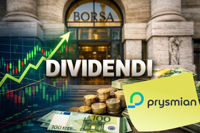 dividendo prysmian borsa di Milano e soldi con dividendi