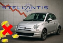 Auto Stellantis e grafico al ribasso