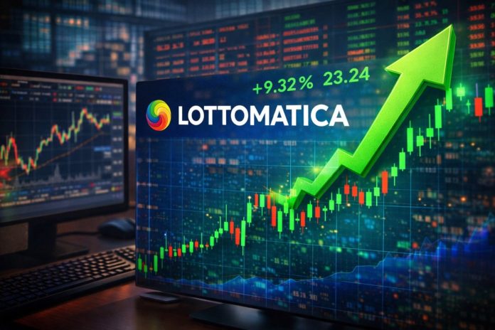 Lottomatica Lottomatica e grafico al rialzo