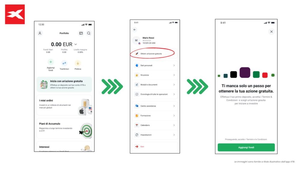 azione gratis XTB