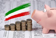 salvadanaio e soldi crescenti