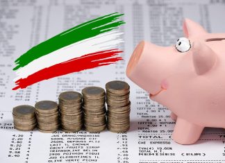 salvadanaio e soldi crescenti