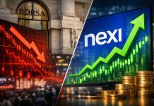 Tutti a comprare azioni Nexi mentre Borsa Italiana crolla a picco borsa Milano con crollo e Nexi in rally