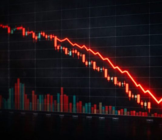 grafico in forte ribasso