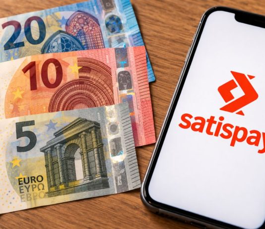 banconote vario taglio e cellulare