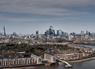 veduta di Londra