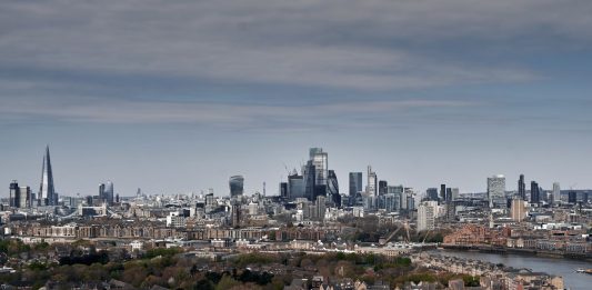 veduta di Londra
