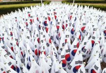 bandiere Corea del Sud