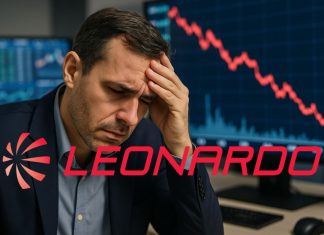 trader disperato e grafico da sell