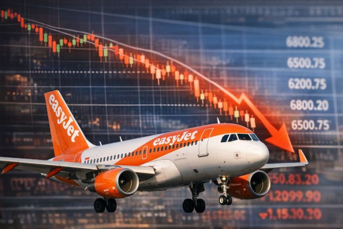 crollo azioni e aereo EasyJet