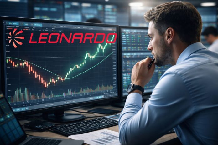 trader che analizza grafico