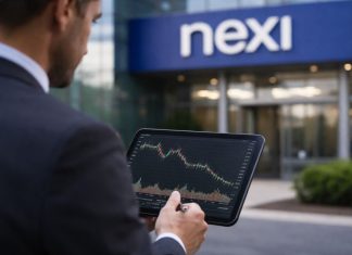 insegna Nexi e investitore