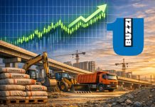 ricostruzione dopo guerra e grafico di borsa