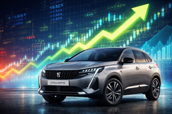 auto con targa Stellantis