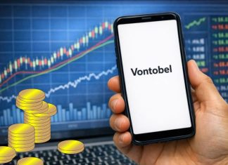 mobile con logo Vontobel