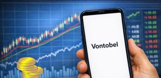 mobile con logo Vontobel