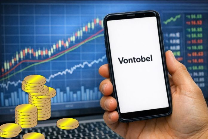 mobile con logo Vontobel