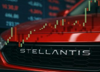 auto con logo Stellantis