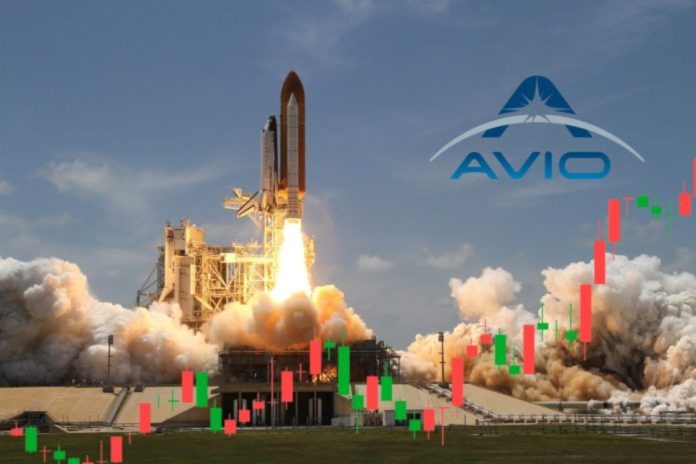 razzo aerospazio e grafico a candele