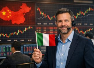 mercato azionario cinese e trader italiano