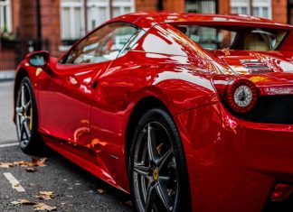 un modello di Ferrari