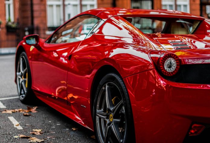 un modello di Ferrari
