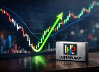 grafico di borsa con rimbalzo