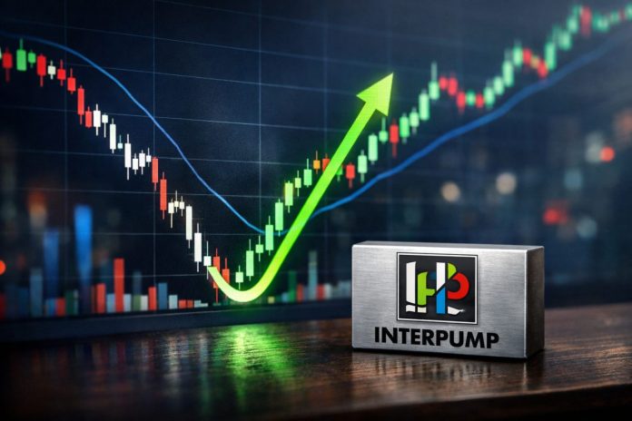 interpump grafico di borsa con rimbalzo