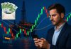 trader e grafico a candele