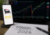 Azioni Eni: verso un maggio di realizzi. Come regolarsi adesso? Eni su uno smartphone