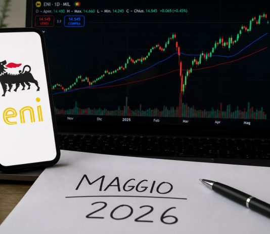 Eni su uno smartphone