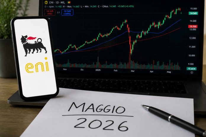 Eni su uno smartphone