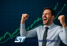 trader che esulta