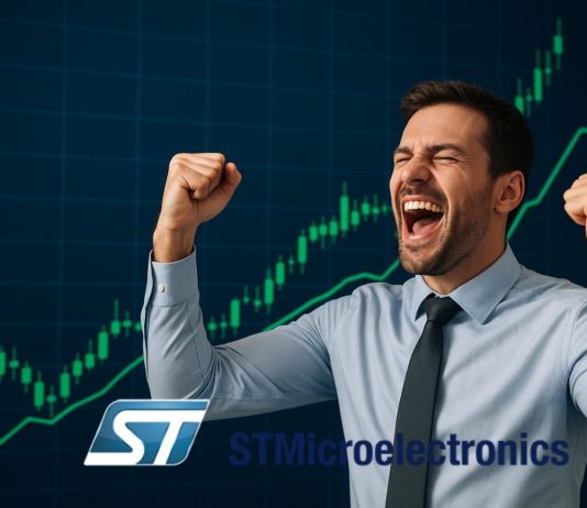 trader che esulta