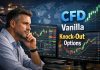 3 modi per fare trading sul forex: CFD, Knock-Out e Opzioni Vanilla schermi con grafici di forex e trader